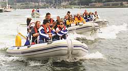 rib day corporate day. Corporate ribs and treasure hunts. corporate sailing day , corporate yacht charter, motor yacht charter and raft building days for client and staff entertainment
